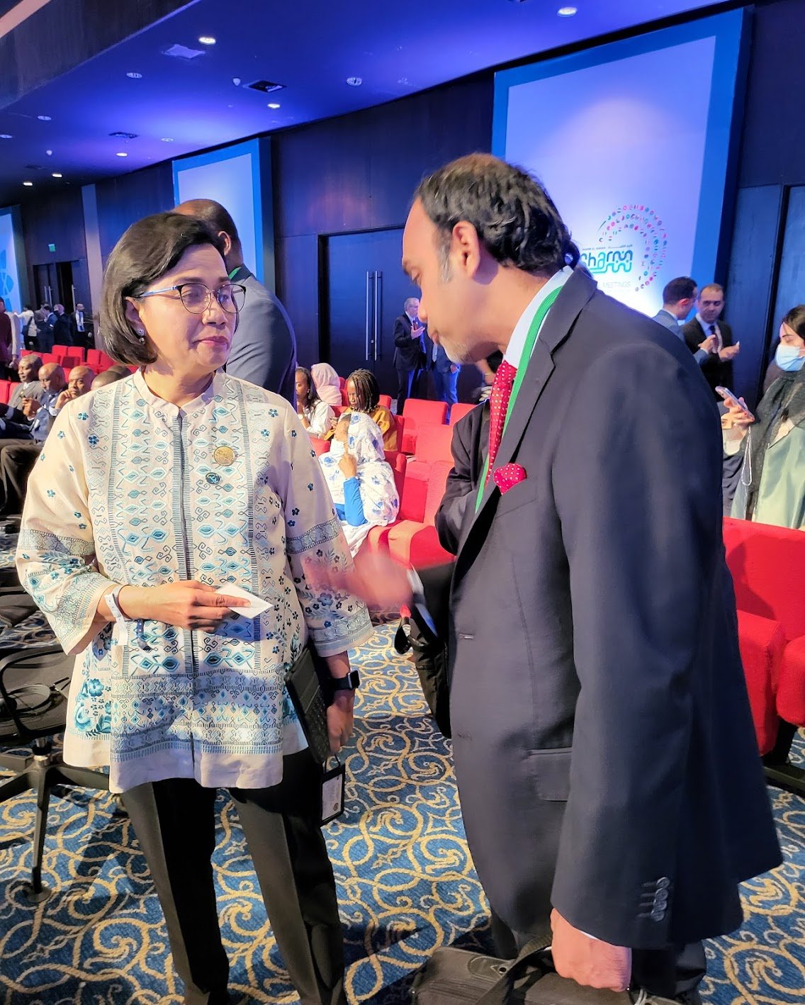 H.E. Sri Mulyani with Cykube CEO